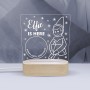 Elf Personalised Night Light
