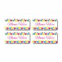 Hearts Rectangle Name Label