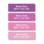 Magenta Iron On Clothing Label