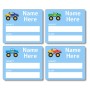 Monster Truck School Book Labels
