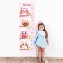 Owl Wall Decal Height Chart