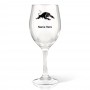 NRL Panthers Wine Glass