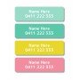Pastels Iron On Clothing Label