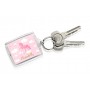 Pink Unicorn Keyring