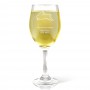 NRL Rabbitohs Engraved Wine Glass