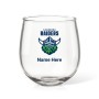 NRL Raiders Stemless Wine Glass