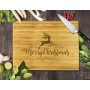 Reindeer Christmas Bamboo Cutting Board