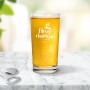 Reindeer Pint Glass