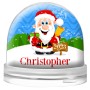 Santa Snow Globe