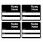 Single Colour School Book Labels