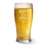 Classic Happy Birthday Engraved Standard Beer Glass