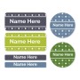 Stars Mixed Name Label Pack