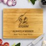 NRL Storm Bamboo Cutting Board
