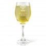 NRL Wests Tigers Engraved Wine Glass
