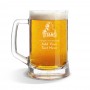 NRL Titans Christmas Glass Beer Mug