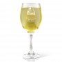 NRL Titans Engraved Wine Glass