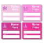 Unicorn Horn School Book Labels
