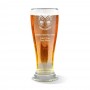 NRL Warriors Christmas Engraved Premium Beer Glass