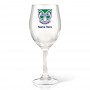 NRL Warriors Wine Glass