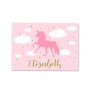 Pink Unicorn Wipe Clean Placemats