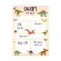 Dinosaur First Day Sign