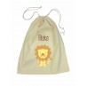 Drawstring Library Bag with Lion