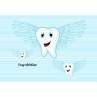 Tooth Fairy Postcard, Blue Design