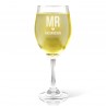 Mr Love Engraved Wine Glass
