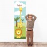 Safari Wall Decal Height Chart