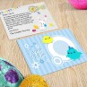 Easter Postcard, Blue Birds Design