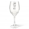 Add Your Own Message Wine Glass
