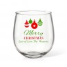 Bauble Stemless Wine Glass