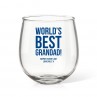 Best Grandad Stemless Wine Glass