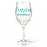 Bridesmaid Wine Glass