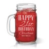 Classic Happy Birthday Mason Jar