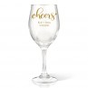 Couple Cheers Wine Glass