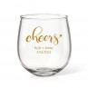Couple Cheers Stemless Wine Glass