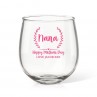Crest Stemless Wine Glass