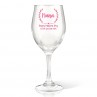 Crest Wine Glass