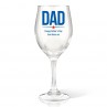 Dad Wine Glass