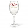 Festive Christmas Wine Glass