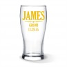 Groom Standard Beer Glass