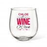 Wine O'Clock Stemless Wine Glass