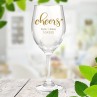 Couple Cheers Wine Glass
