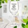 Couple Design Wine Glass