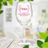 Crest Wine Glass