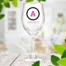 Initial Wine Glass