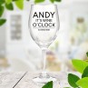 Somewhere Wine Glass