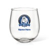 NRL Bulldogs Stemless Wine Glass