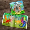 "The Ten Dinosaurs" Personalised Story Book - DE
